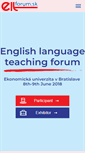 Mobile Screenshot of eltforum.sk